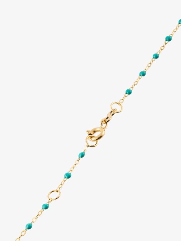 Browns Blue Gigi Clozeau 18K Yellow Gold 42 CM Beaded Necklace| Browns Fine Necklaces