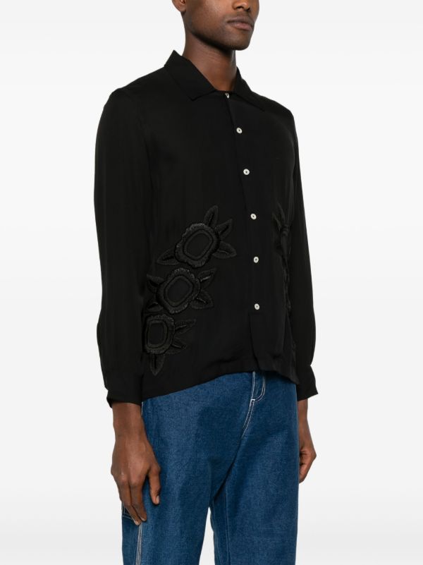 Browns BODE Black Midnight Daffodil Shirt | Browns Shirts