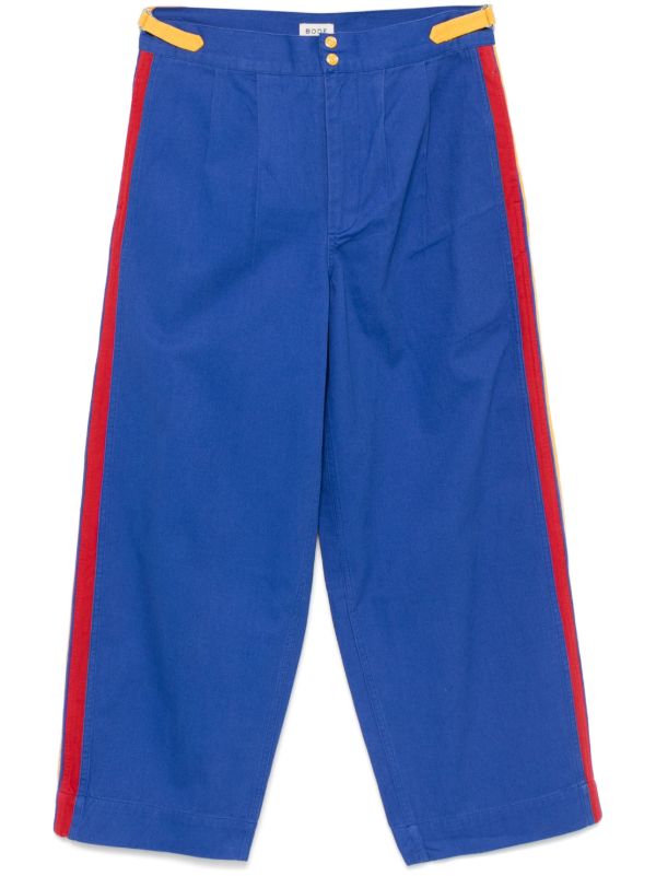 browns BODE Blue Metropolitan Trousers | Browns Regular-Fit & Straight Leg Pants