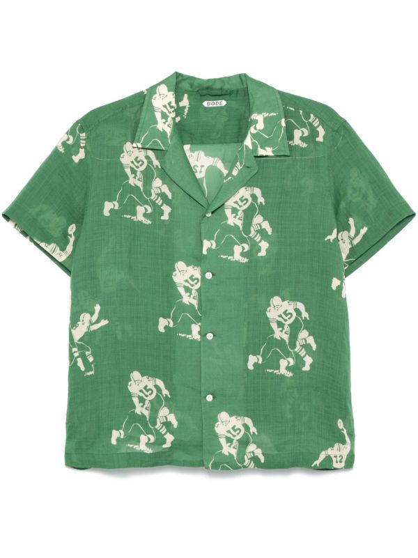 browns BODE Football Silhouette Shirt | Browns Shirts