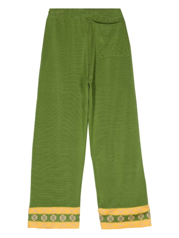 Browns BODE Green Wellfleet Straight-Leg Trousers | Browns Regular-Fit & Straight Leg Pants