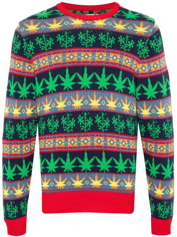 browns BODE Multicolour Marin Patterned-Jacquard Cotton Sweater | Browns Knitted Sweaters
