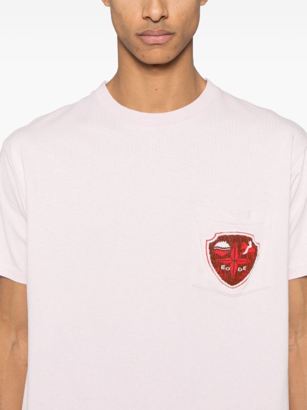 Browns BODE Pink Crest Pocket T-Shirt | Browns T-Shirts