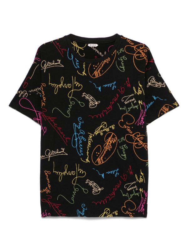 browns BODE Signature Scrawl T-shirt | Browns T-Shirts