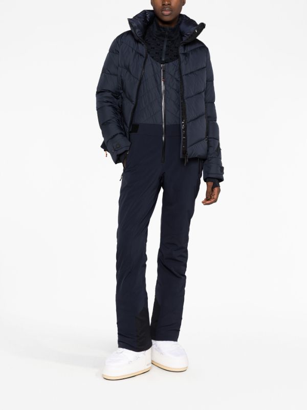 Browns BOGNER FIRE+ICE Blue Ivie2-T Quilted Salopettes | Browns Performance Jumpsuits
