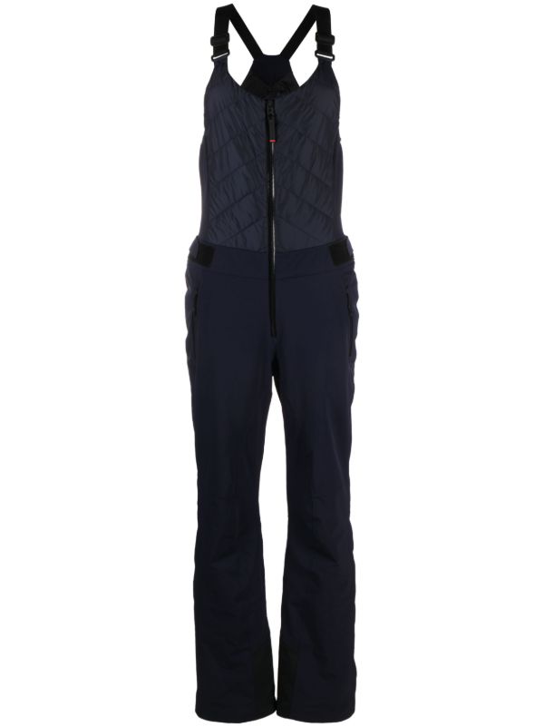 browns BOGNER FIRE+ICE Blue Ivie2-T Quilted Salopettes | Browns Performance Jumpsuits