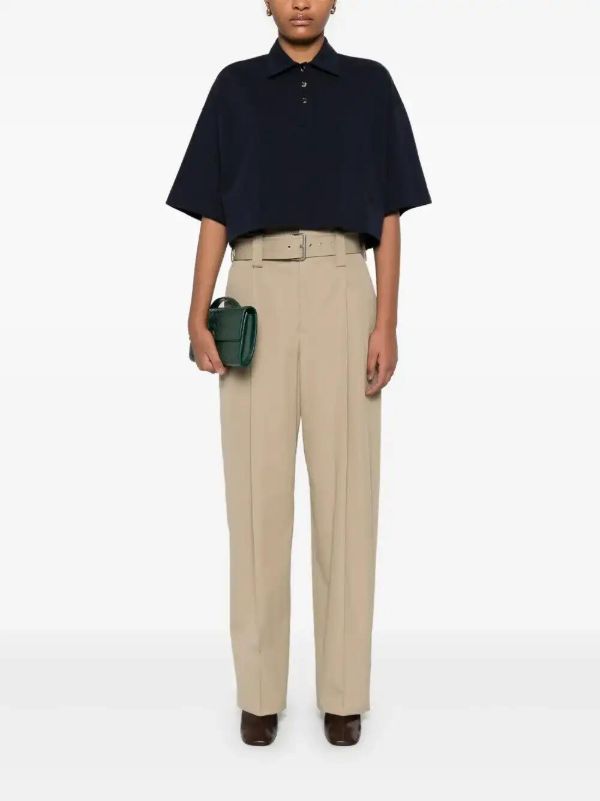 Browns Bottega Veneta Belted Tailored Trousers | Browns Slacks