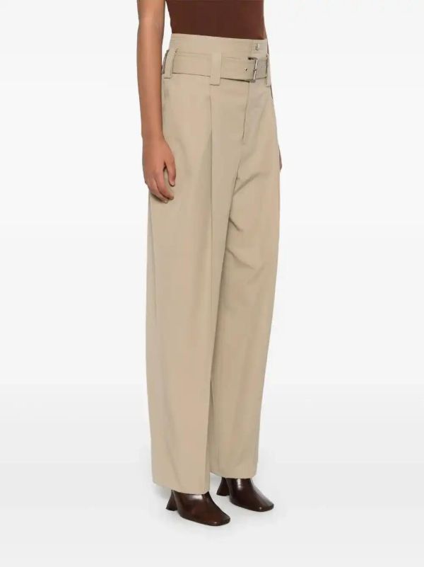 Browns Bottega Veneta Belted Tailored Trousers | Browns Slacks