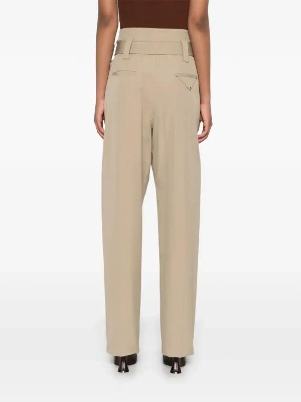 Browns Bottega Veneta Belted Tailored Trousers | Browns Slacks