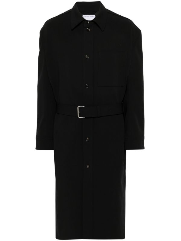 browns Bottega Veneta Belted Trench Coat | Browns Single Breasted Coats