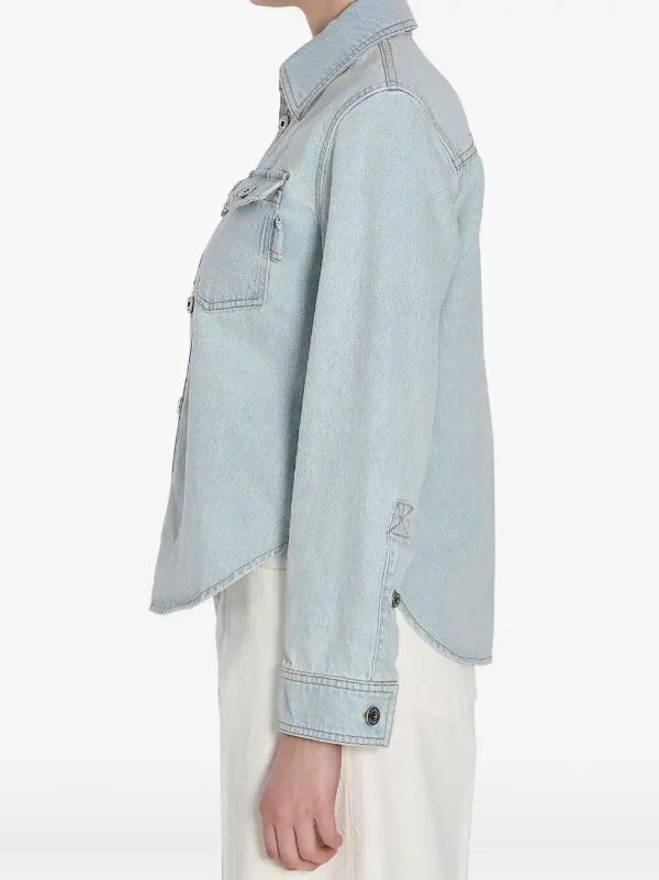 Browns Bottega Veneta Bleached Denim Shirt | Browns Shirts