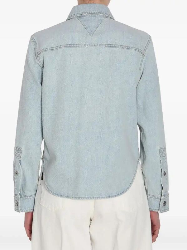 Browns Bottega Veneta Bleached Denim Shirt | Browns Shirts
