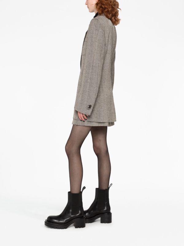 Browns Bottega Veneta Brown Single Breasted Blazer | Browns Blazers