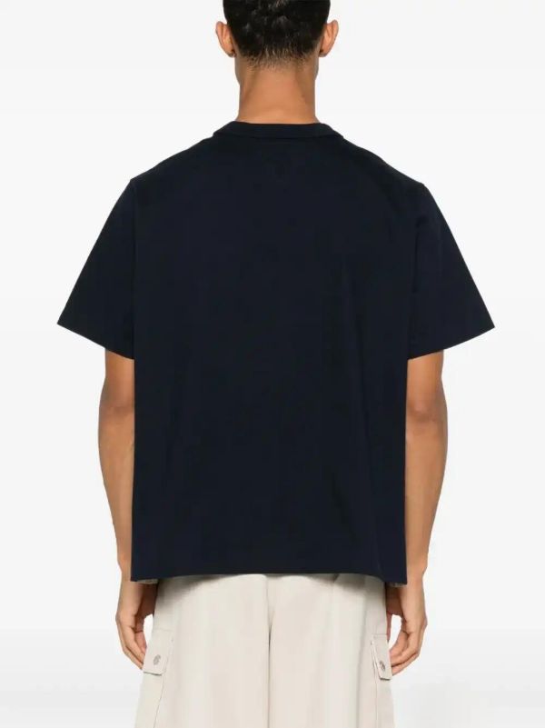 Browns Bottega Veneta Check Insert Cotton T-shirt | Browns T-Shirts