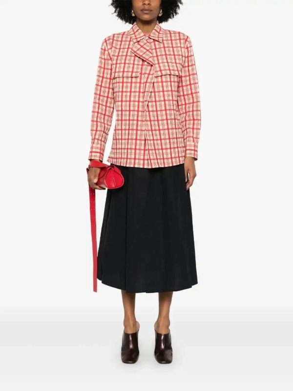 Browns Bottega Veneta Checked Cotton Shirt | Browns Shirts