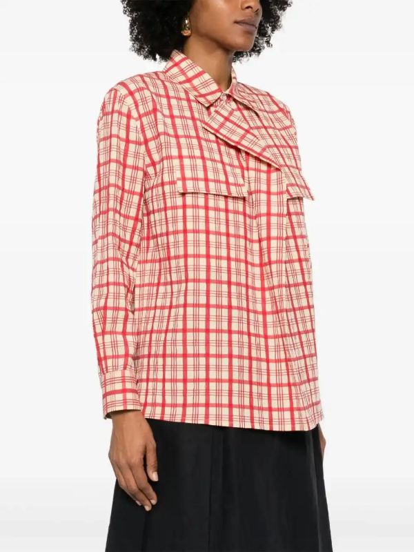 Browns Bottega Veneta Checked Cotton Shirt | Browns Shirts