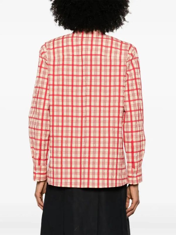 Browns Bottega Veneta Checked Cotton Shirt | Browns Shirts