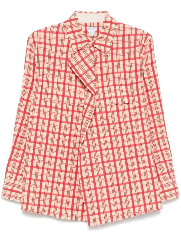 browns Bottega Veneta Checked cotton shirt | Browns Shirts