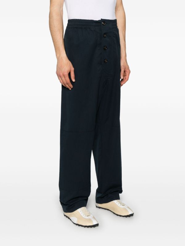 Browns Bottega Veneta Cotton Trousers | Browns Tailored Pants