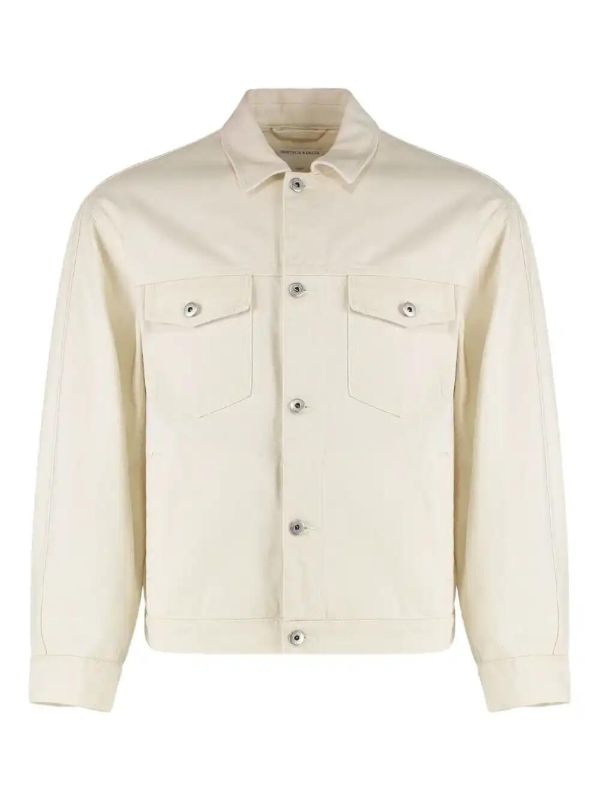 browns Bottega Veneta cropped denim jacket | Browns Denim Jackets