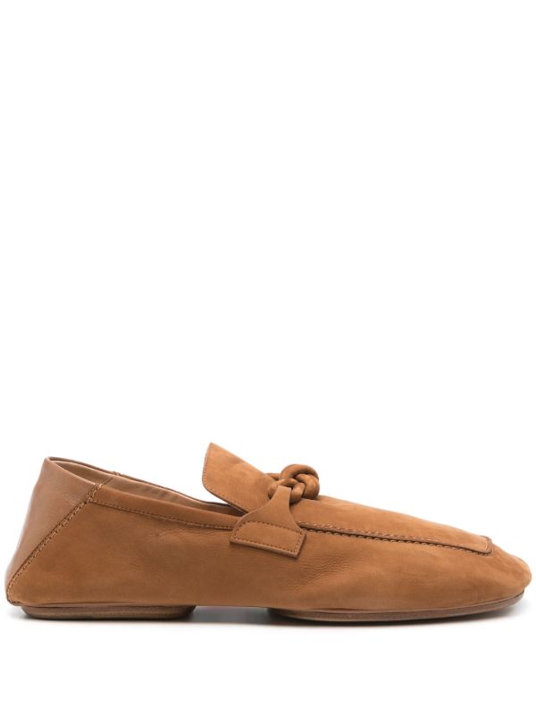 browns Bottega Veneta Daddy suede loafers | Browns Loafers