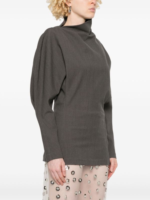 Browns Bottega Veneta Draped-Neck T-Shirt | Browns T-Shirts & Jersey Shirts
