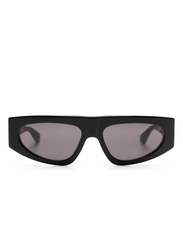 browns Bottega Veneta Eyewear black D-frame sunglasses | Browns Sunglasses