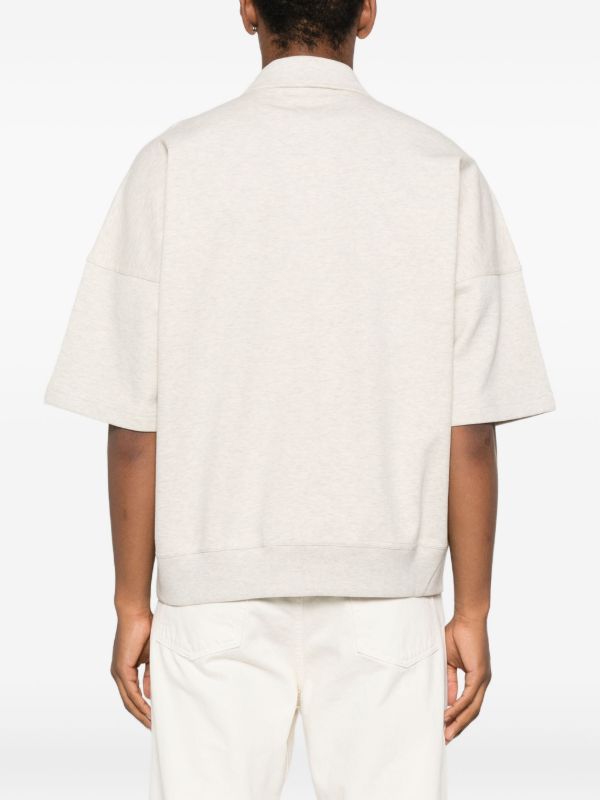 Browns Bottega Veneta Mélange-effect Polo Shirt | Browns Polo Shirts