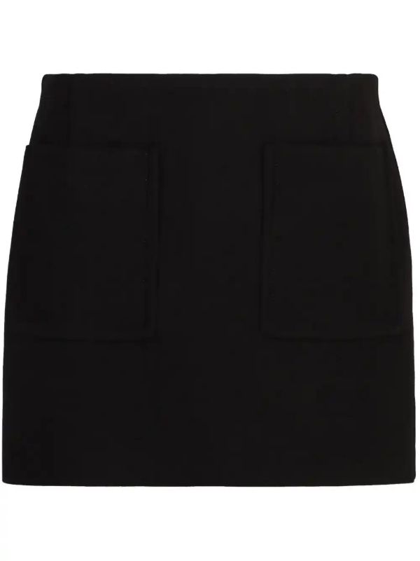 browns Bottega Veneta Patch-Pocket Mini Skirt | Browns Straight Skirts