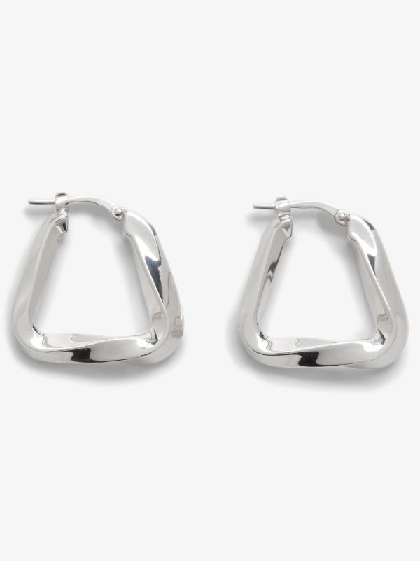 Browns Bottega Veneta Sterling Silver Essentials Hoop Earrings | Browns Earrings