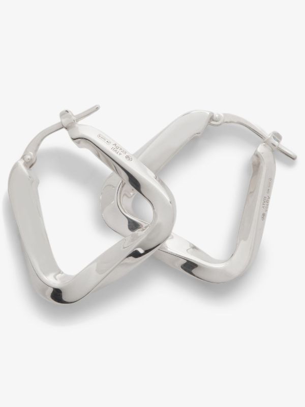 Browns Bottega Veneta Sterling Silver Essentials Hoop Earrings | Browns Earrings