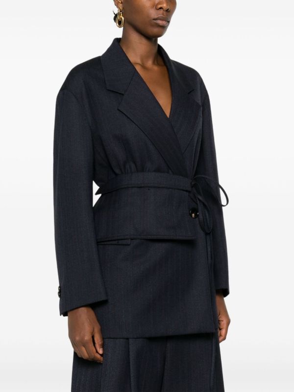 Browns Bottega Veneta Striped Wool Blazer | Browns Blazers