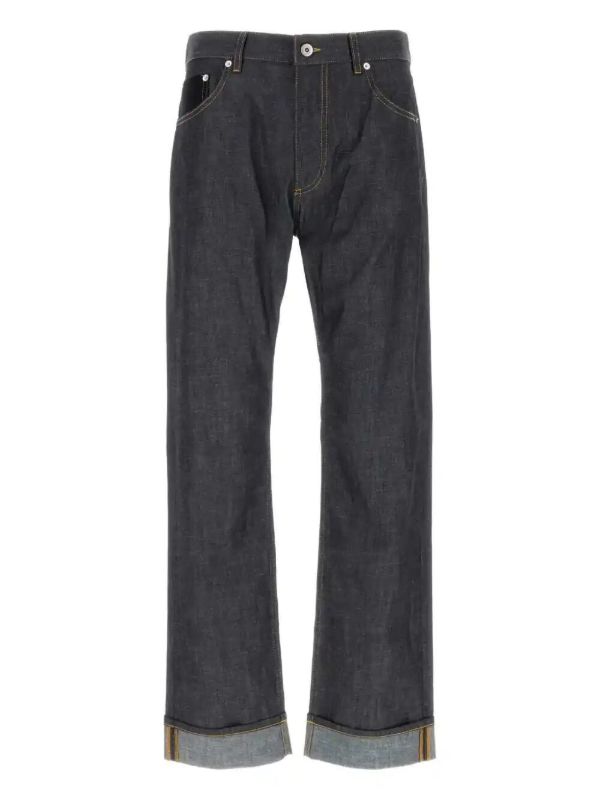 browns Bottega Veneta turn-up jeans | Browns Regular & Straight-Leg Jeans