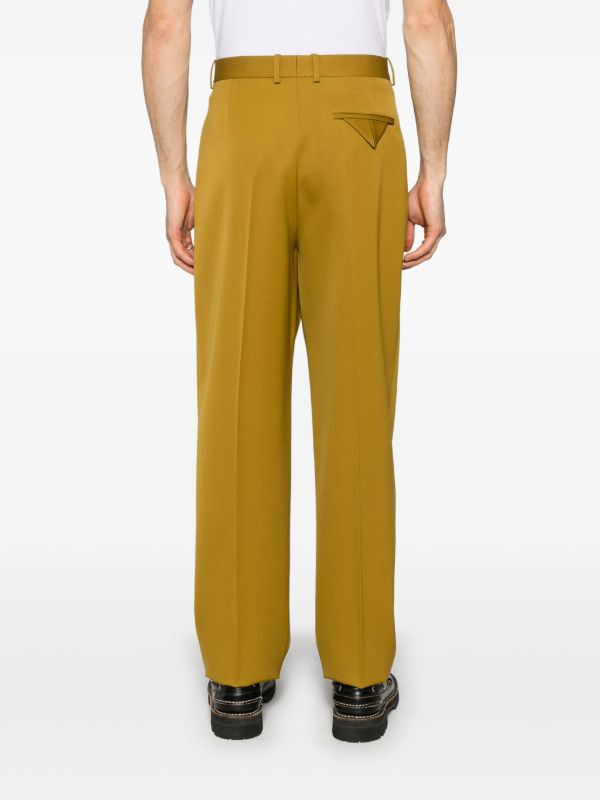 Browns Bottega Veneta Wool Grain-De-Poudre Trousers | Browns Tailored Pants