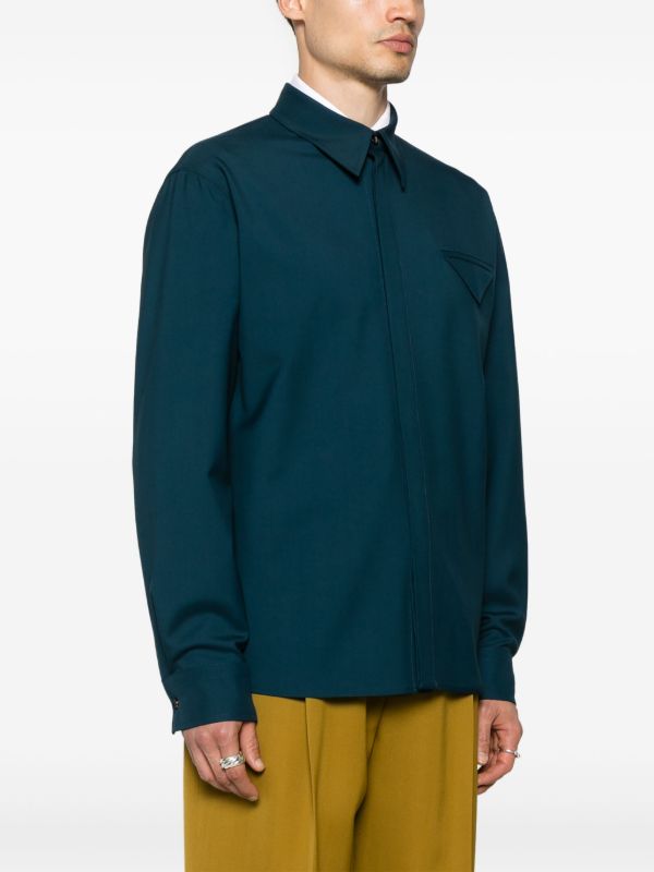 Browns Bottega Veneta Wool Twill Shirt | Browns Shirts