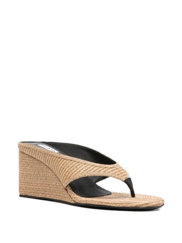 Browns Alaïa 75mm Wedge Sandals | Browns Sandals