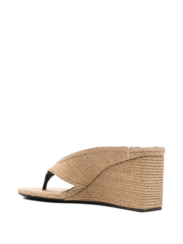 Browns Alaïa 75mm Wedge Sandals | Browns Sandals