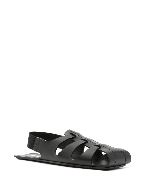 Browns Alaïa Folded Flat Sandals | Browns Sandals