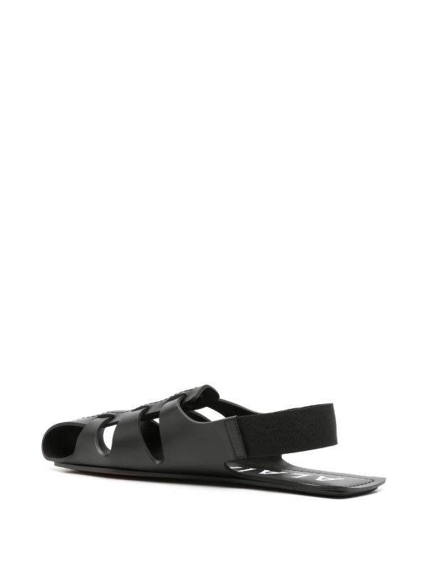 Browns Alaïa Folded Flat Sandals | Browns Sandals