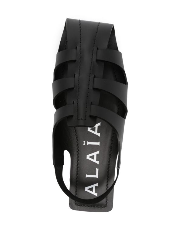 Browns Alaïa Folded Flat Sandals | Browns Sandals