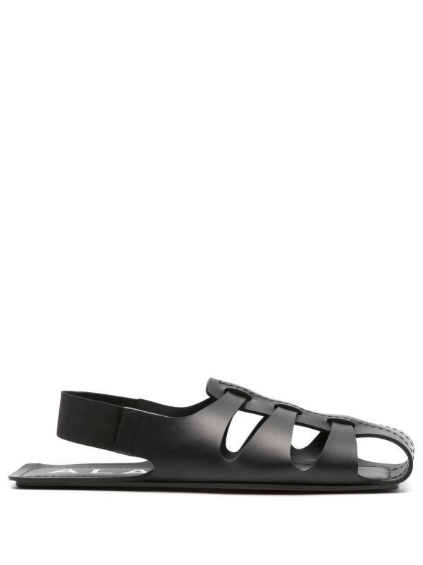 browns Alaïa Folded flat sandals | Browns Sandals