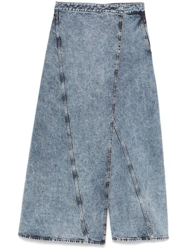 browns Alaïa wrap jeans | Browns Wide-Leg Jeans