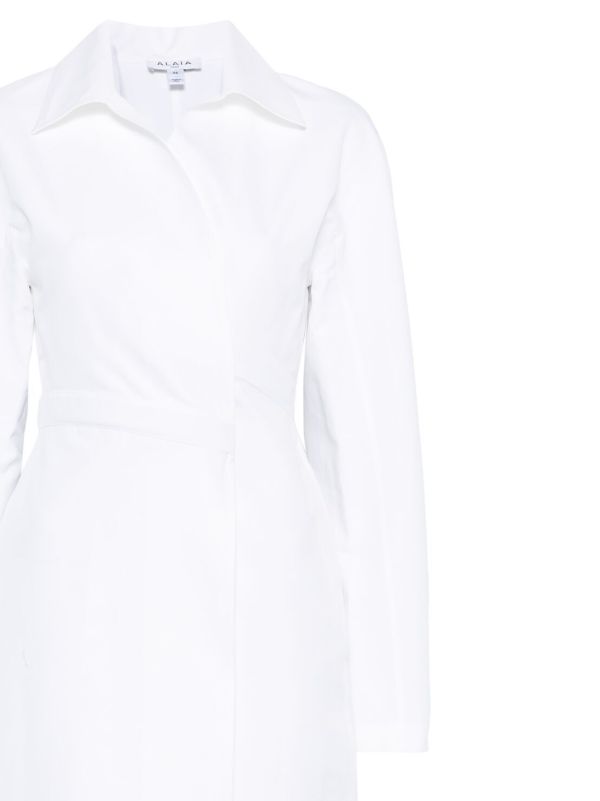 Browns Alaïa Wrap Midi Dress | Browns Day Dresses