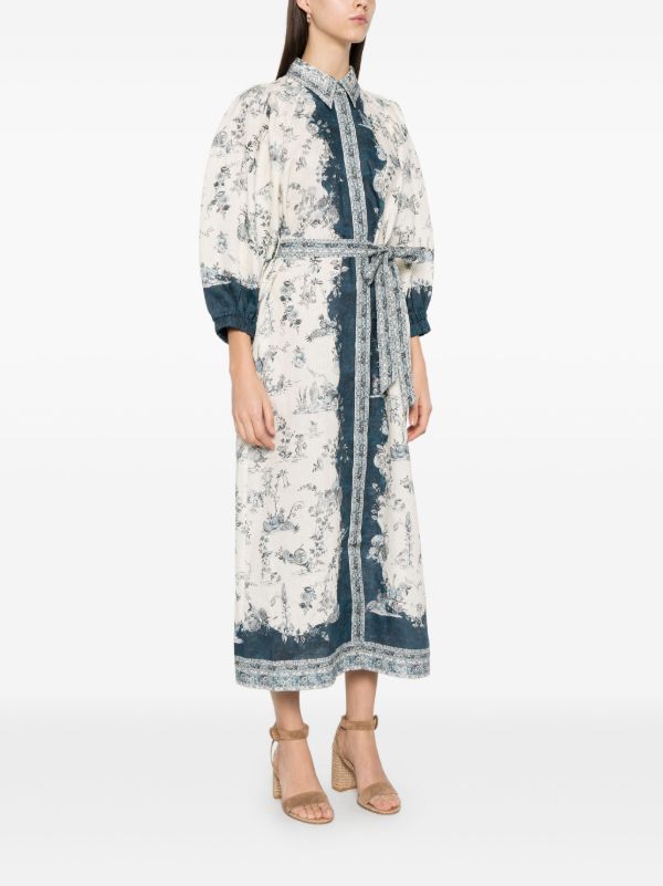 Browns ALEMAIS White Casa Dress | Browns Day Dresses