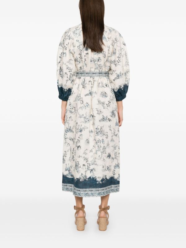 Browns ALEMAIS White Casa Dress | Browns Day Dresses