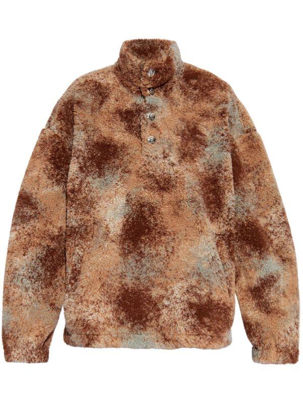 browns Alexander McQueen Brown Fleece Jacket