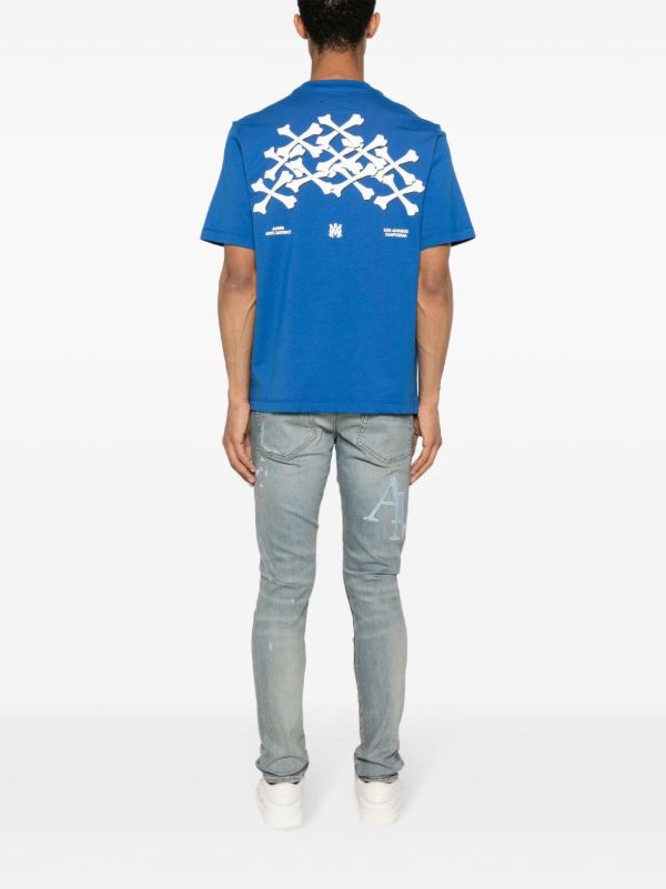 Browns AMIRI Bones Stacked T-Shirt | Browns T-Shirts