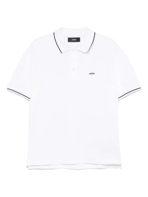 browns AMIRI cotton polo shirt | Browns Polo Shirts