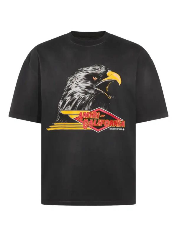 browns AMIRI graphic-print T-shirt | Browns T-Shirts