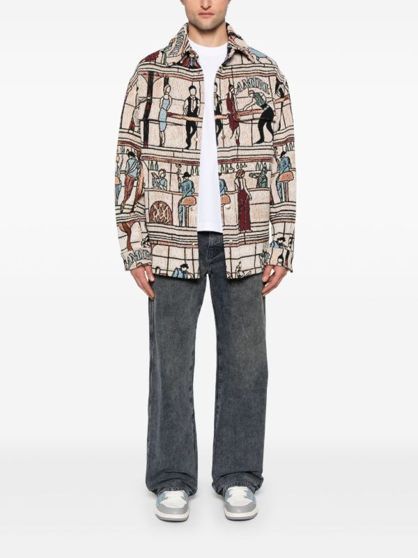 Browns AMIRI Jacquarded Shirt | Browns Shirts